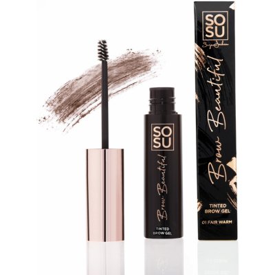 SOSU Cosmetics Brow Beautiful gel na obočí 01 Fair Warm 5 ml
