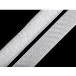 Prima-obchod Suchý zip háček + plyš šíře 25 mm, barva 1 bílá – Hledejceny.cz