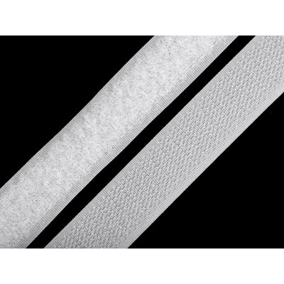 Prima-obchod Suchý zip háček + plyš šíře 25 mm, barva 1 bílá – Hledejceny.cz