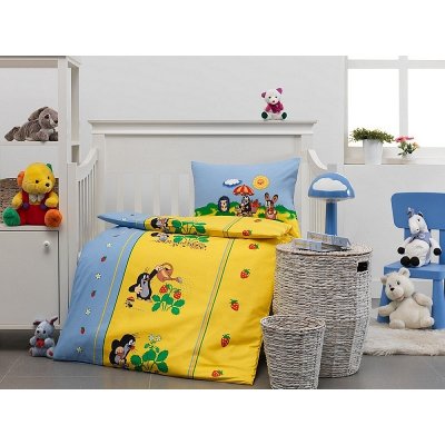 Matějovský povlečení Krtek a jahůdky mimi 100 x 135 cm 40 x 60 cm – Sleviste.cz