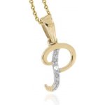 Zlatnictví U Kostela Zlaté přívěsky písmenka abecedy s diamantem 4482x24159840 – Hledejceny.cz