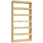 zahrada-XL Knihovna/dělicí stěna 100x30x200 cm masivní borovice – Zbozi.Blesk.cz