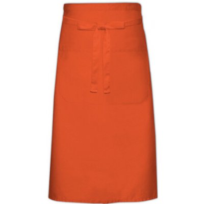 Link Kitchen Wear Kuchařská zástěra s kapsou X970T Orange 100x70cm – Hledejceny.cz