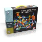 SPARKYS Kuličková dráha magnetická, svítící 110 ks – Zboží Dáma