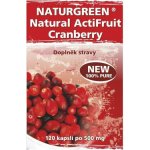 Naturgreen Brusinky Natural ActiFruit Cranberry 120 kapslí – Hledejceny.cz