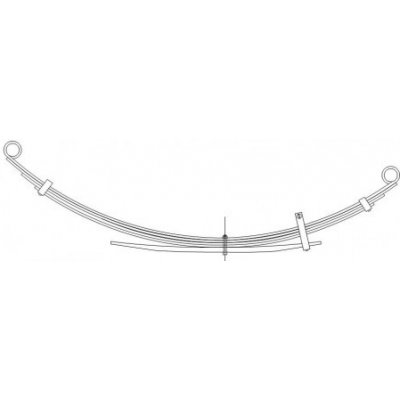 Listová péra Listové pero Kia K2500 K2700 pětilisté 70 650/550 ZESÍLENÉ | Zboží Auto