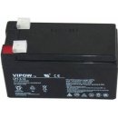 Olověná baterie VIPOW 12V 1,3Ah
