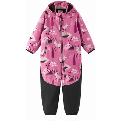 Dětská kombinéza Reima Mjosa Dětská černá růžová – Zboží Dáma