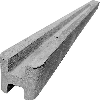 Betonový sloupek na plot 100 cm průběžný hladký – Zboží Mobilmania