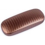 Pouzdro na brýle perleťové hnědá koňak – Zboží Mobilmania