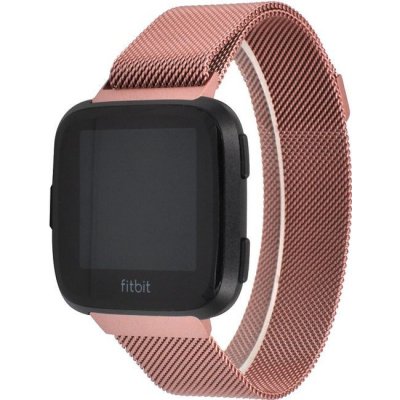 Mobilly řemínek pro Fitbit Versa, milánský tah, růžově zlatý 282 DSV-05-00F