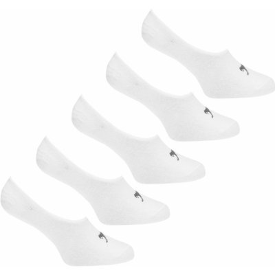 Slazenger Invisible 5 Pack Socks Ladies White – Zboží Mobilmania