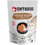 Ontario Tuna and Salmon in Broth 80 g – Sleviste.cz