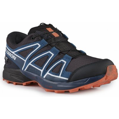 Salomon Speedcross WP J L47856700 dark navy/dark blue/red orange – Zboží Dáma