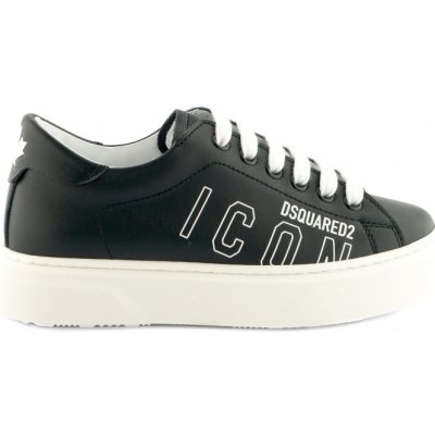 Dsquared2 Icon Sneakers Maxi Logo Print černá