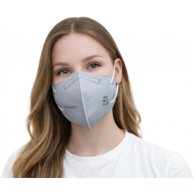 Pardam nanorespirátor BreaSAFE COMMUNITY MASK FFP2 Znovupoužitelný Šedá L 5 ks – Sleviste.cz