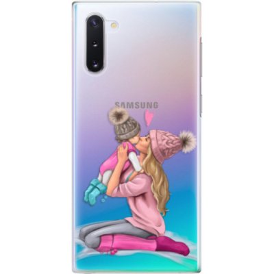 Pouzdro iSaprio - Kissing Mom - Blond and Girl - Samsung Galaxy Note10