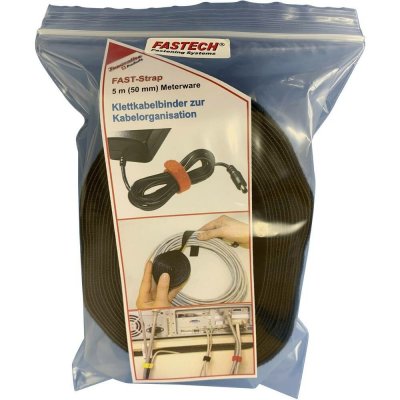 FASTECH® 699-330-Bag pásek se suchým zipem ke spojování háčková a flaušová část (d x š) 5000 mm x 50 mm černá 5 m – Hledejceny.cz