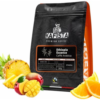 Kafista Ethiopia Essence 100% Arabica Single Origin Káva v Itálii Ideální na filtr 250 g – Hledejceny.cz