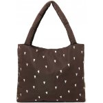 Studio Noos Taška Mom Bag Puffy Brown Hearts – Zboží Dáma