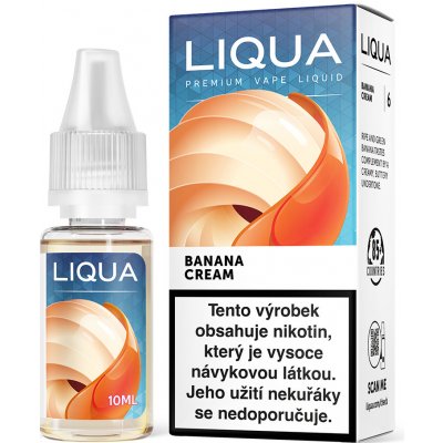 Ritchy Liqua MIX Banán Cream 10 ml 18 mg – Zboží Mobilmania