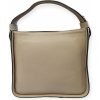 Kabelka Vera Pelle luxusní dámská kožená kabelka do ruky béžová 2155 dk d05 velká