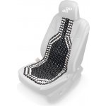 Autopotah Amio Dřevěný kuličkový masážní potah sedadla - černo / bílý | Zboží Auto