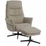IDEA nábytek Relaxační křeslo s podnožkou MODENA béžové – Zboží Dáma