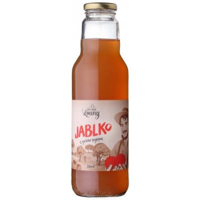 BIO ovocný mošt Moštárna Louny 100 % jablko 750 ml – Zboží Dáma