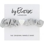 By Eloise London Silver Heart Silk Scrunchie barva Royal Blue – Zboží Dáma