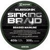 Rybářské lanko Sonik Šňůra Subsonik Sinking Braid 300m 0,20mm 40lb