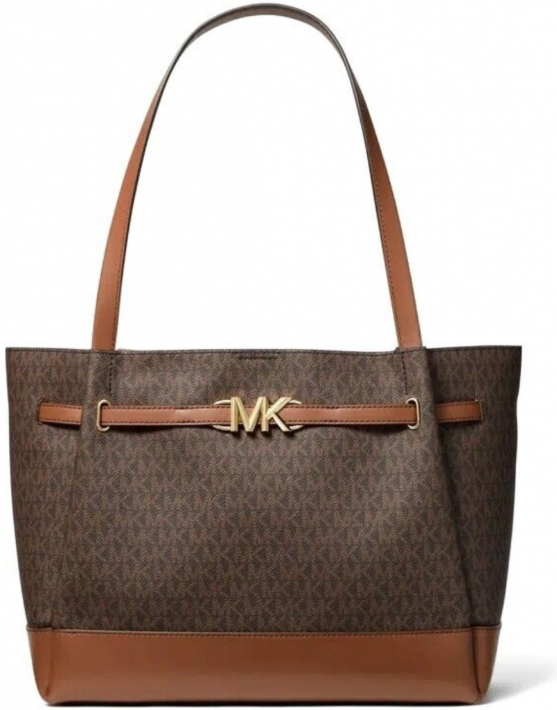 Michael Kors Reed large shopper logo hnědá