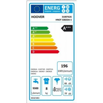 Hoover HNOT S382DA-S