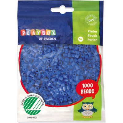 Playbox Zažehlovací korálky, 1000ks - modré – Hledejceny.cz