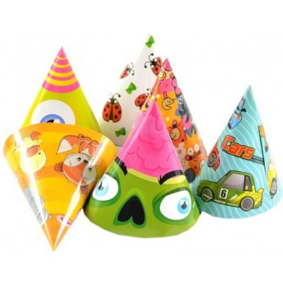 MFP Párty klobouček papírový 16 cm 6 ks 1042017 – Zboží Dáma