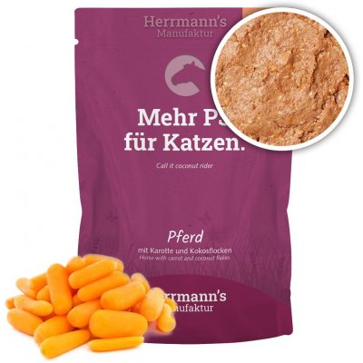 Herrmann Koňské maso s karotkou 100 g – Hledejceny.cz