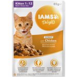 Iams Kitten delights chicken in gravy 85 g – Sleviste.cz