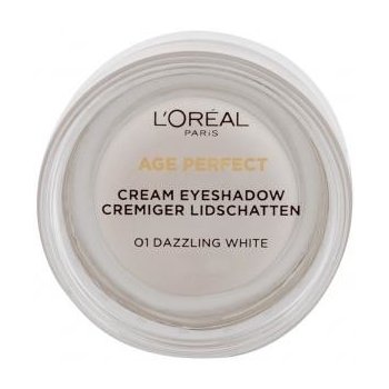 L'Oréal Paris Krémové oční stíny Age Perfect Creamy Eyeshadow 01 Dazzling white 4 ml