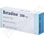 BETADINE VAG 200MG SUP 7 – Sleviste.cz