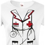 dámské tričko pro sestřičky Nurse bílá – Zboží Mobilmania