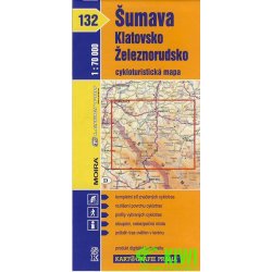 Cyklomapa 132 Šumava Klatovsko Železnorudsko