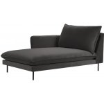 Cosmopolitan Design Vienna sametová 170 cm levá šedá – Zboží Dáma