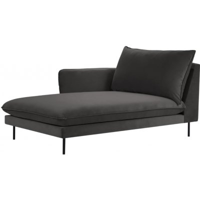 Cosmopolitan Design Vienna sametová 170 cm levá šedá – Zboží Dáma