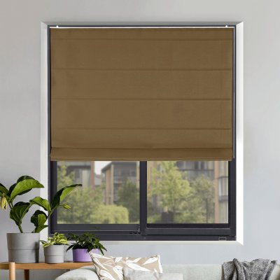 Roleta Římská, Bello, Taupe, RB 005 , 95 x 60 cm – Zboží Mobilmania