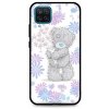 Pouzdro a kryt na mobilní telefon Samsung Pouzdro TopQ Samsung A12 silikon Floral Teddy