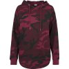 Dámská mikina Urban Classics Camo hoody burgundy camo