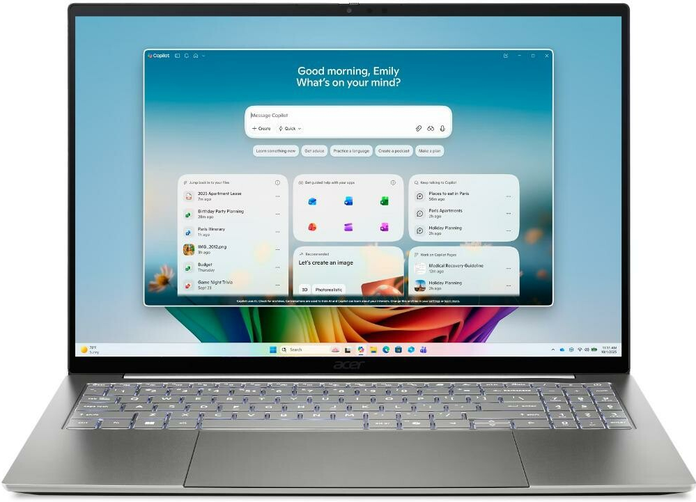 Acer Swift 16 AI NX.JU1EC.004