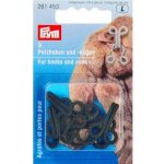 Háček a očko kožich kožichový uzávěr černý – Zboží Mobilmania