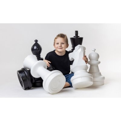 Zahradní šachy plastové velké 64 cm – Zboží Mobilmania