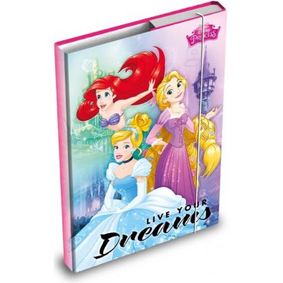 Desky na sešity box A5 Disney (Princess) – Zboží Mobilmania